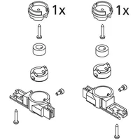 Kermi EBIN016 Set Lager unten Farbe: silber