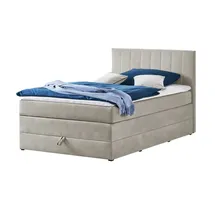deinbett Boxspringbett HAWAII 1 ¦ grau ¦ Maße (cm): B: 121 H: 107