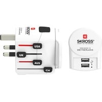 Skross World Travel Adapter Pro+ USB, 2x USB-A (1.302521)