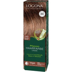 LOGONA Haarfarbe Logona Pflanzen-Haarfarbe Creme braun