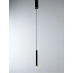 LED-Hängeleuchte Milan grau, 30 cm