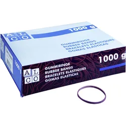 ALCO Gummiring Naturkautschuk 40mm rot 1000g