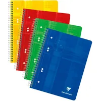 Clairefontaine 5x Collegeblock A5, 80 Blatt liniert 90g -