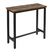 Woltu Bartisch 100 x 40 x 100 cm Braun