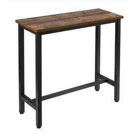 Woltu Bartisch 100 x 40 x 100 cm Braun