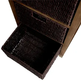 Mendler HWC-K84 Kommode 83x40x29cm dunkelbraun