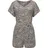 Ragwear Jumpsuit Salwin Kurzer Overall mit Taillen-Bindeband braun L (40)