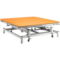 Bobathliege Grand Comfort mit Kopfteil, Vojtaliege, Bobath Therapieliege, elektrische Bobathliege, Bobath, Vojta, medizinische Vojta Behandlungsliege, Apricot