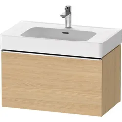Duravit Waschtischunterschrank wandhängend „D-Neo“ 78,4 × 44 × 45,2 cm in Eiche Natur
