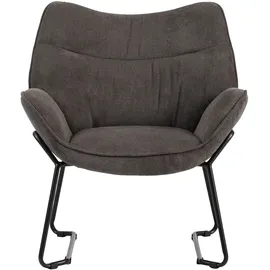 bene living Sessel Aliano 72 x 76 x 0 cm Grau