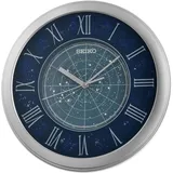 Seiko QHA013S Wanduhr Sternzeichen Dunkelblau