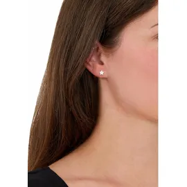 s.Oliver Paar Ohrstecker "Stern", silber Rhodiniert