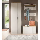 xonox.home Garderobenkombination ¦ creme ¦ Maße (cm): B: 155 H: 190