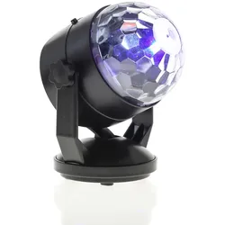 Party Dome Pro - farbenfroher Lichteffekt mit Fernbedienung - Batterie/USB - Saugnapf