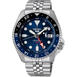 Seiko SSK003K1 Herrenuhr Automatik GMT Stahl/Blau