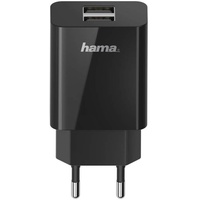 Hama USB-Ladegerät 2-fach 5V/10.5W schwarz (200014)