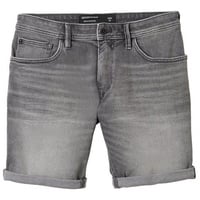 TOM TAILOR Regular Fit Jeansshorts im 5-Pocket-Design, Anthrazit, S