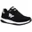 Black/White schwarz sportlicher Schnürschuh Damenschuhe Top Trends Schwarz leder/textil leicht wasserabweisend für schwarz Größe 39 EU