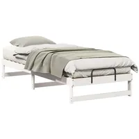 VidaXL Kinderbett 80 x 220 cm Kiefer massiv weiß