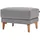 creation by rolf benz Hocker CR.450 Chenille COCO 63 x 45 x 48 cm Grau