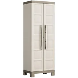 KETER Excellence Kunststoffschrank 65 x 45 x 182 cm Beige/Taupe