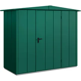Hörmann Gerätehaus Berry Modern 2,59 x 1,21 m Moosgrün