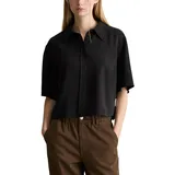 Marc O'Polo Kurzarmbluse schwarz XL