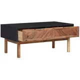 vidaXL Couchtisch 90x50x40 cm Akazie Massivholz und MDF