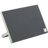 Richardson Sheffield magnetischer Messerblock, Holz, schwarz, Edelstahl-Rand, integrierte Magnetleiste, Magnet Messerblock, Messerhalter, Messermagnet, nimmt bis zu 6 Messer auf