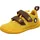Affenzahn Knit Happy Tiger Jungen Klettschuh gelb