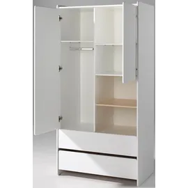 Vipack Kleiderschrank Kiddy 2-türig weiß