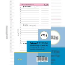 Bind Kalendereinlage 2026 A6