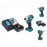 Makita Makita, Bohrmaschine + Akkuschrauber, DTD 172 RT1 Akku Schlagschrauber 18 V 180 Nm 1/4" Brushless + 1x Akku 5,0 Ah + Ladegerät
