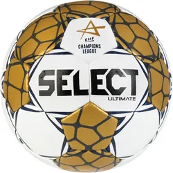 Select Ultimate EHF Champions League Handball weiß/gold/blau 3