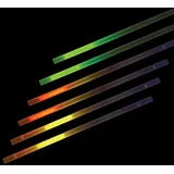 TiSkying 2 in 1 Leuchtstrohhalm, Leuchtstäbchen Konzerte Glow Party Favors Weddings Compleances, 50 Stück, leuchten im Dunkeln