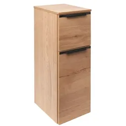 Naturel Badezimmerschrank niedrig Nobia 30x86x35 cm Eiche Sierra NOBIAN30PDSN