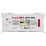 6 x 48 Tücher RHEOSEPT-WD plus Wipes Flächendesinfektionstuch Tuchformat 300 x 270 mm