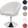 Mendler Esszimmerstuhl HWC-F19 Stoff creme-weiß