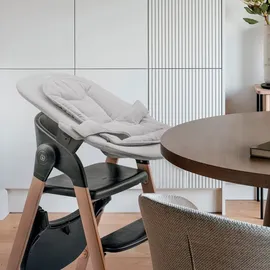 BabyGO BabyGo, Hochstuhl, Levels Newborn Highchair schwarz/Holzoptik (Hochstuhl)