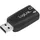 Logilink USB Soundkarte mit Virtual 3D Soundeffekt, Simuliert 5.1 Surround Sound Effekte schwarz