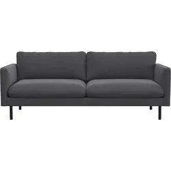 3,5-Sitzer FLEXLUX "Bolzano, Megasofa, aktuelles Design", grau (dervit grau), B:207cm H:61cm T:90cm, 100% Polyester, Sofas, sehr bequem durch Kaltschaum, im Sitz, lose Sitz -& Rückenkissen