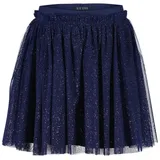 blue seven Tüllrock Midi-Länge Glitzermuster Blau 128
