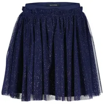blue seven Tüllrock Midi-Länge Glitzermuster Blau 128
