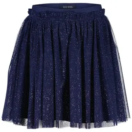 blue seven Tüllrock Midi-Länge Glitzermuster Blau 128
