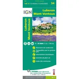 IGN Frankreich Lubéron Mont-Ventoux 1:75 000