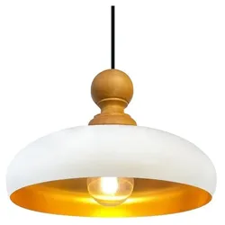 Bamyum Hängelampe Esttisch Modern Weiß Lampe