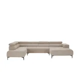 Switch Wohnlandschaft Caro ¦ braun ¦ Maße (cm): B: 350 H: 81 T: 214.0