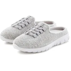 Slip-On Sneaker, Hausschuh, Slipper, Pantoffel, Clog, Sneaker VEGAN, Gr. 36, hellgrau, , 97828458-36