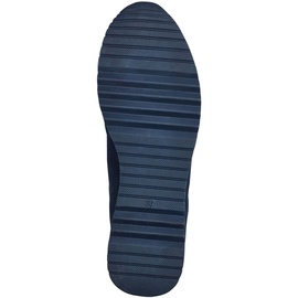 Marco Tozzi Damen Schnürschuh Korkoptik Sneaker Reißverschluss 2-23781-41, Größe:38 EU, Farbe:Blau