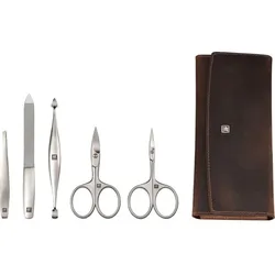 Zwilling Maniküre Pediküre Set 5tlg. mit Nagelschere, Leder
